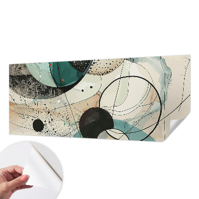 Moderná tapeta na stenu Farebné kruhy