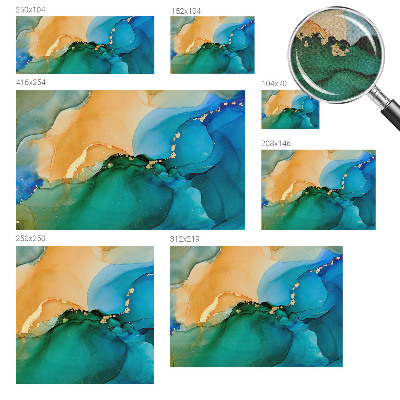 Samolepiaca fototapeta Farebné vlny