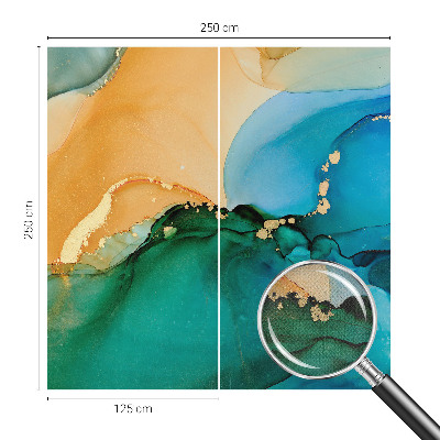 Samolepiaca fototapeta Farebné vlny