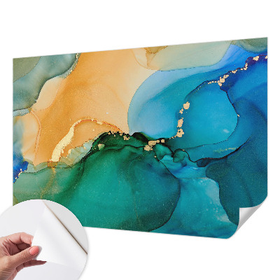 Samolepiaca fototapeta Farebné vlny