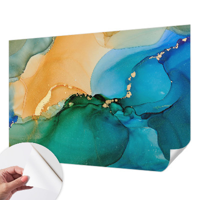 Samolepiaca fototapeta Farebné vlny