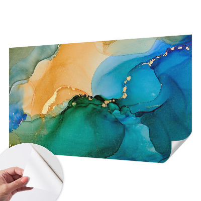 Samolepiaca fototapeta Farebné vlny