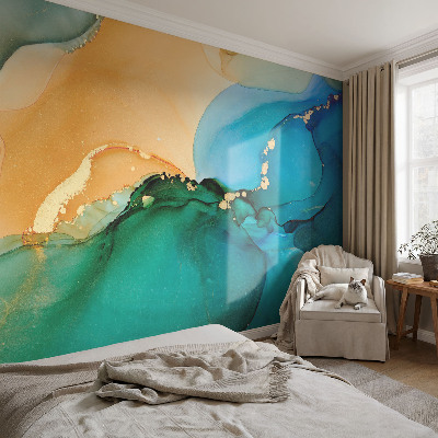 Samolepiaca fototapeta Farebné vlny