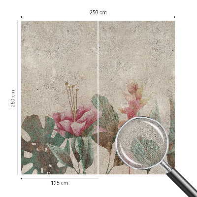 Samolepiaca tapeta Jemná flóra