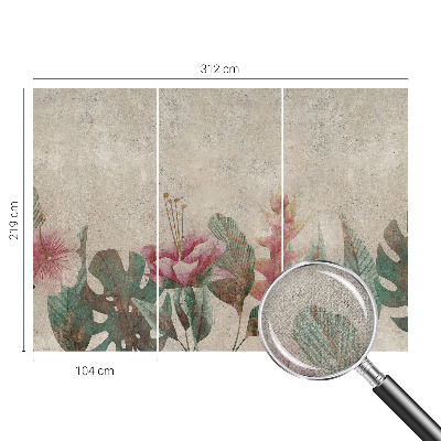 Samolepiaca tapeta Jemná flóra