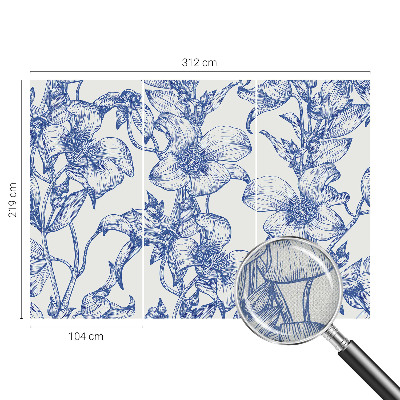 Tapeta do obývačky Kvetinové konáre