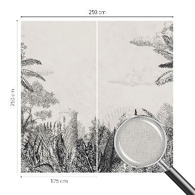 Samolepiaca fototapeta do detskej izby Tropická scenéria