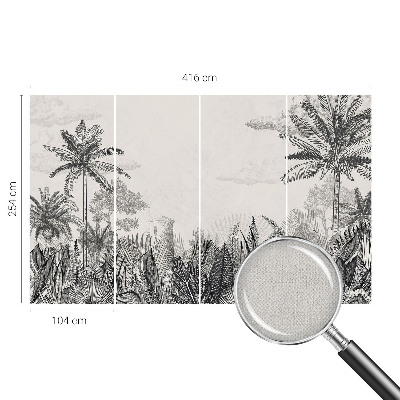 Samolepiaca fototapeta do detskej izby Tropická scenéria