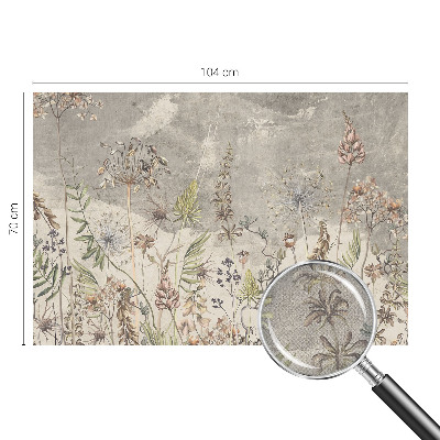 3D tapeta na stenu Divoké rastliny