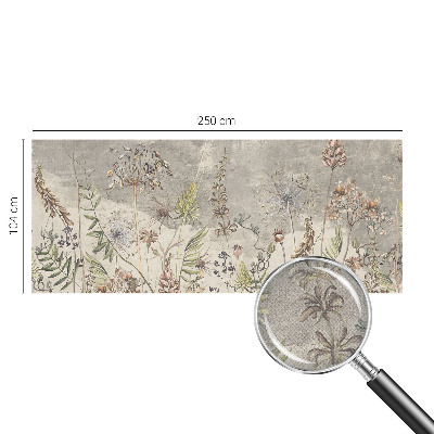 3D tapeta na stenu Divoké rastliny