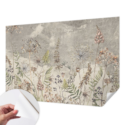 3D tapeta na stenu Divoké rastliny