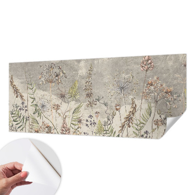 3D tapeta na stenu Divoké rastliny