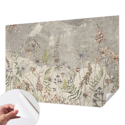 3D tapeta na stenu Divoké rastliny