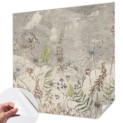 3D tapeta na stenu Divoké rastliny