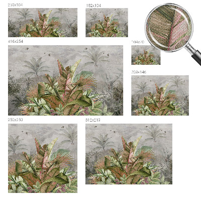 Fotografická tapeta do detskej izby Exotická džungľa