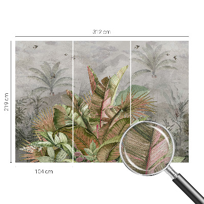 Fotografická tapeta do detskej izby Exotická džungľa