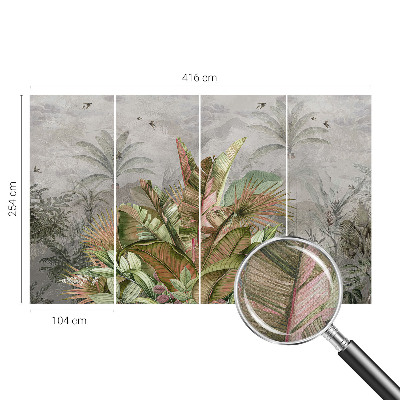 Fotografická tapeta do detskej izby Exotická džungľa