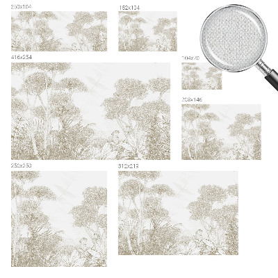 Tapeta do detskej izby Tropická vegetácia