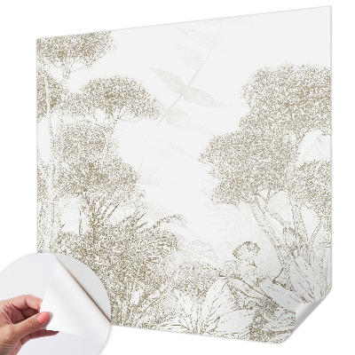 Tapeta do detskej izby Tropická vegetácia