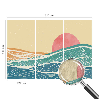 Detská tapeta Morské vlny