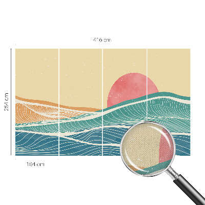 Detská tapeta Morské vlny