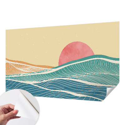 Detská tapeta Morské vlny