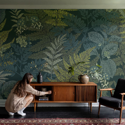 Tapety na stenu samolepiace Zelená elegancia