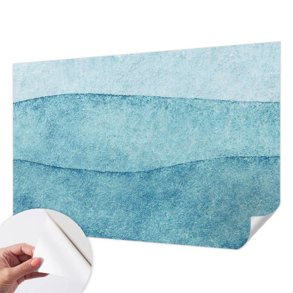 Samolepiaca tapeta Modré vlny