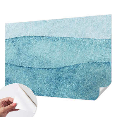 Samolepiaca tapeta Modré vlny