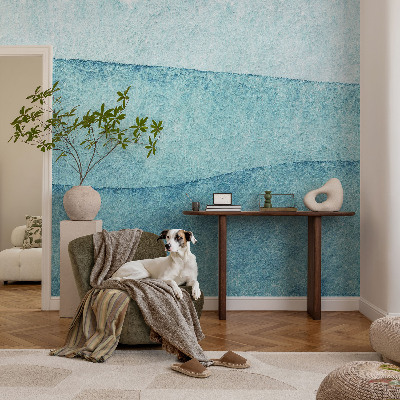 Samolepiaca tapeta Modré vlny