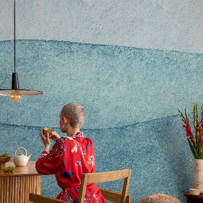 Samolepiaca tapeta Modré vlny