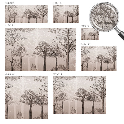 Fotografická tapeta samolepiaca Jemné stromy