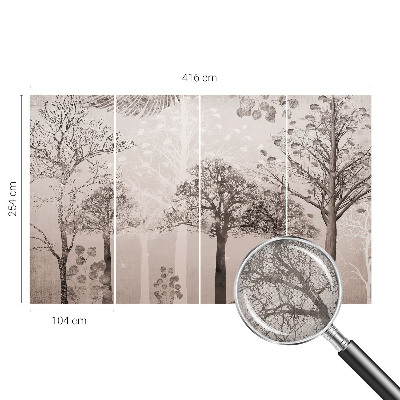 Fotografická tapeta samolepiaca Jemné stromy