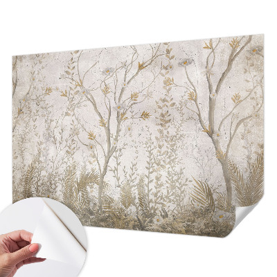 Samolepiaca fototapeta do obývačky Lesný kútik