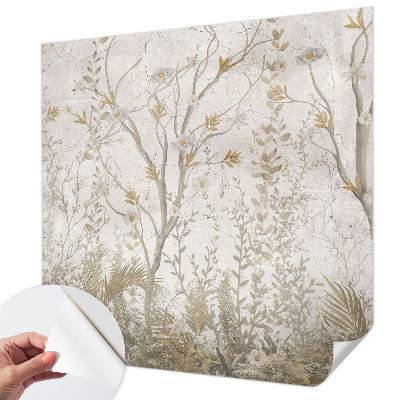 Samolepiaca fototapeta do obývačky Lesný kútik