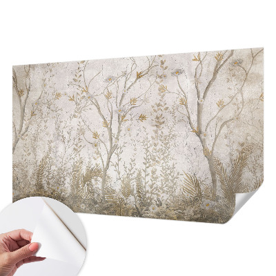 Samolepiaca fototapeta do obývačky Lesný kútik