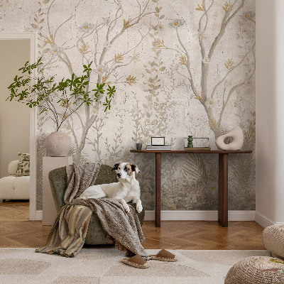 Samolepiaca fototapeta do obývačky Lesný kútik