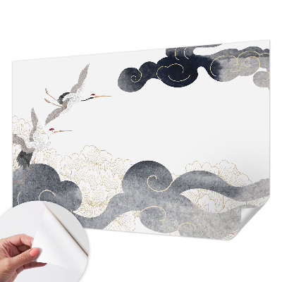 Samolepiaca fototapeta do spálne Žeriavy za letu