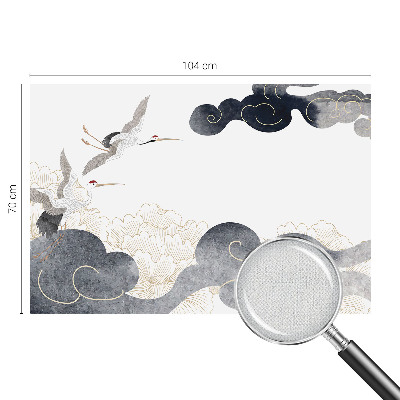 Samolepiaca fototapeta do spálne Žeriavy za letu