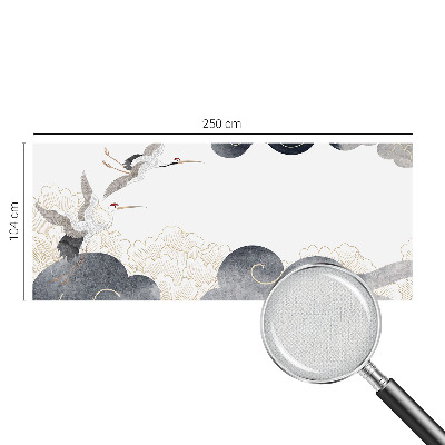 Samolepiaca fototapeta do spálne Žeriavy za letu