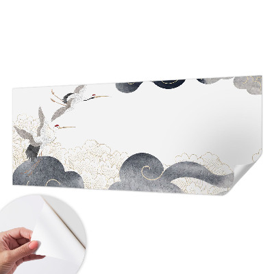 Samolepiaca fototapeta do spálne Žeriavy za letu