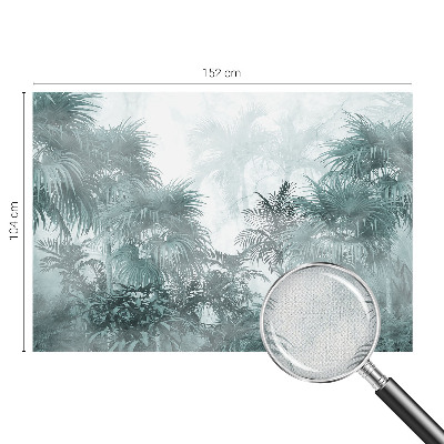 3D tapeta na stenu Exotická zelená