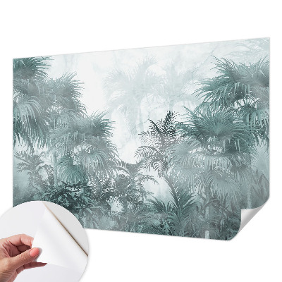 3D tapeta na stenu Exotická zelená