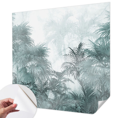 3D tapeta na stenu Exotická zelená