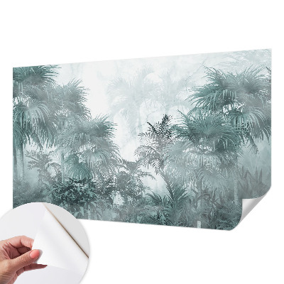 3D tapeta na stenu Exotická zelená