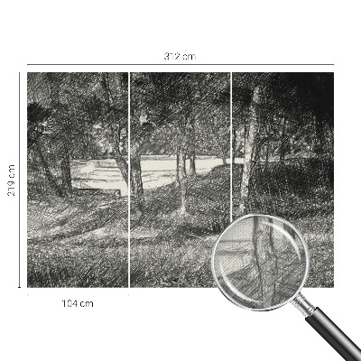 Detská tapeta Pokojná krajina