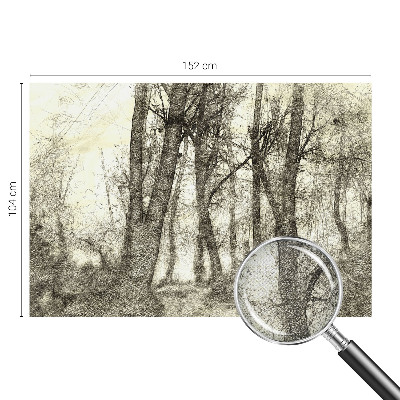 Fototapeta pre dievča Lesná melanchólia