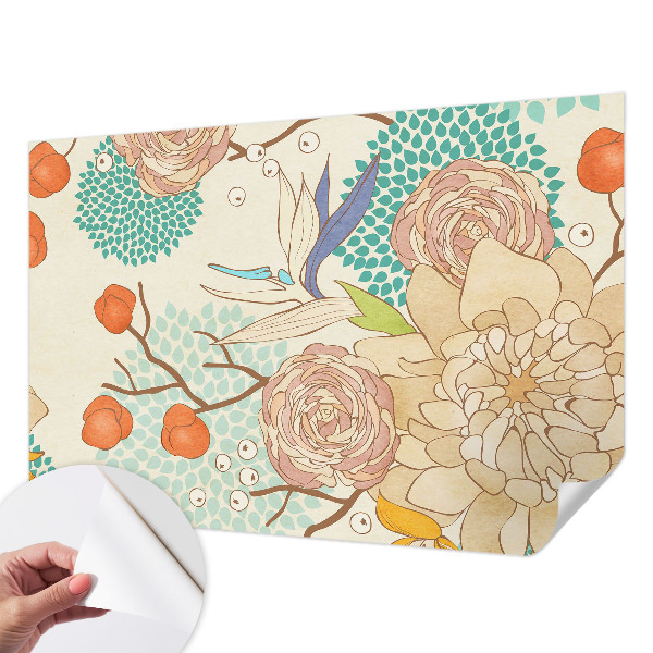 Tapeta do obývačky Kvetinová fantázia