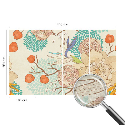 Tapeta do obývačky Kvetinová fantázia