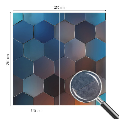 Fototapeta pre chlapca Modré šesťuholníky